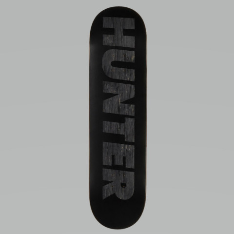 Дека для скейтборда Hunter Logo Black 8.375 Дека для скейтборда Hunter Logo Black 8.375